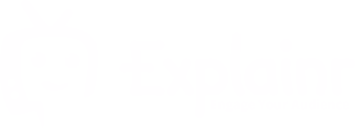White Explainr logo