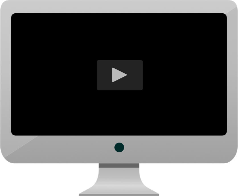 Computer display video icon